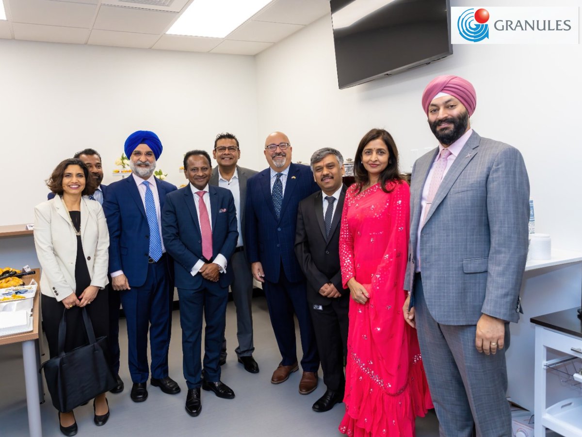 GranulesIndia's tweet photo. #Congratulation Team #GranulesIndia for launching its Packaging Facility in Manassas, VA US solidifying  growth of #IndianPharma &amp; #healthcare. Inaugurated by #IndianAmbassador to US @SandhuTaranjitS, President @USIBC, Atul @USAmbKeshap, Jasjit Singh @SelectUSA &amp;senior  officials https://t.co/bVZUBUdjvg