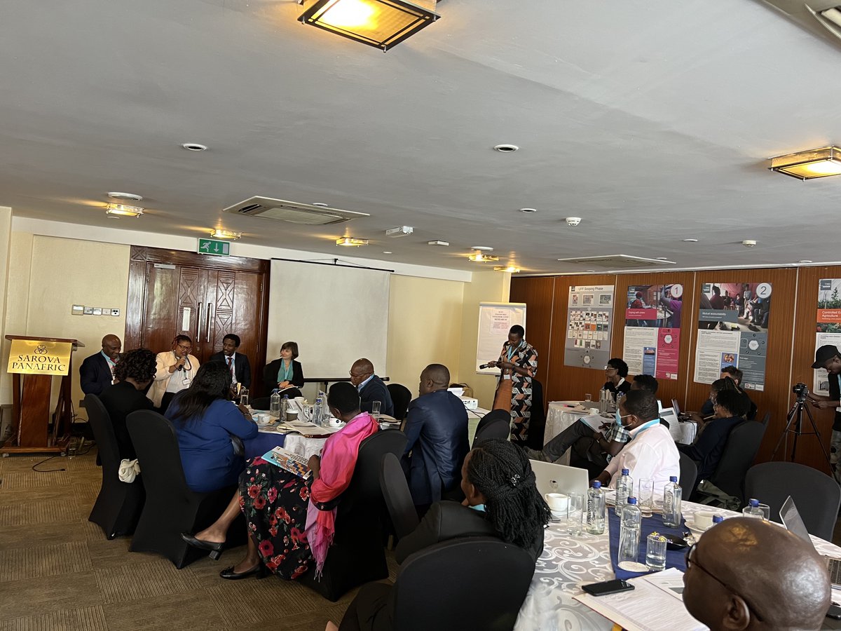 TMG_think's tweet image. Our work focuses on "de-stigmatizing hunger," @NomondeBee - coordinator of #UrbanFoodFutures partner @FoodAgencycpt sharing how marginalized communities are shaping Cape Town's urban agriculture &amp;amp; food security agenda during the partner segment of Nairobi Policy Workshop.