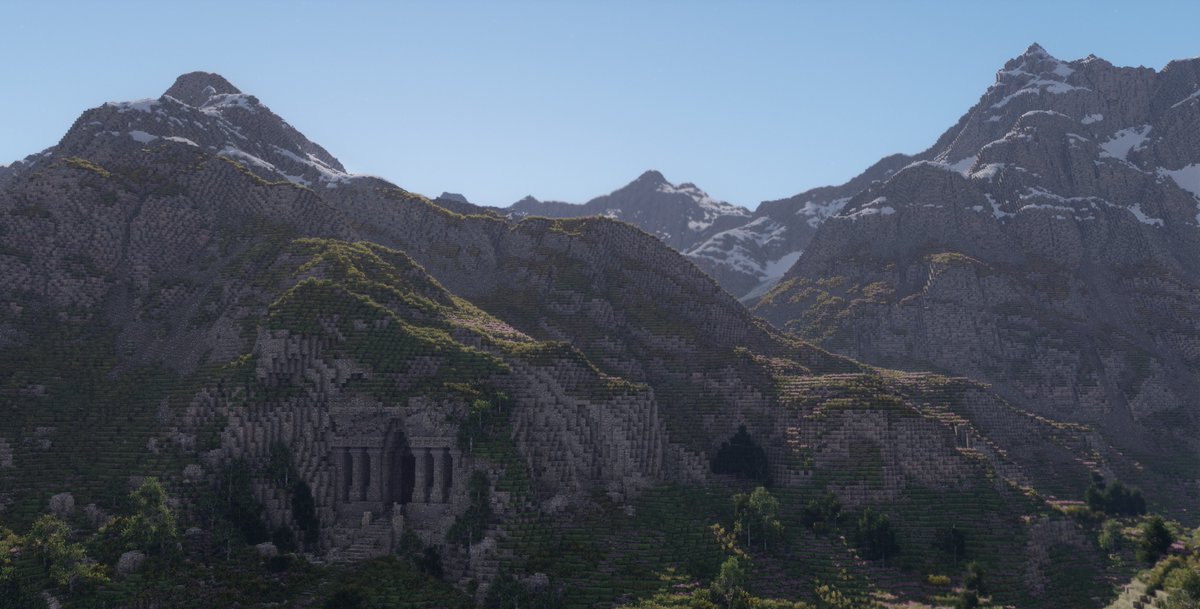ArdaCraft_'s tweet image. The Great Gates of Khazad-dûm in Azanulbizar. The high peak of Zirakzigil can be seen to the right, where Durin’s Bane was slain by the wizard Tharkûn.

#Tolkien #LotR #WeAreConquest