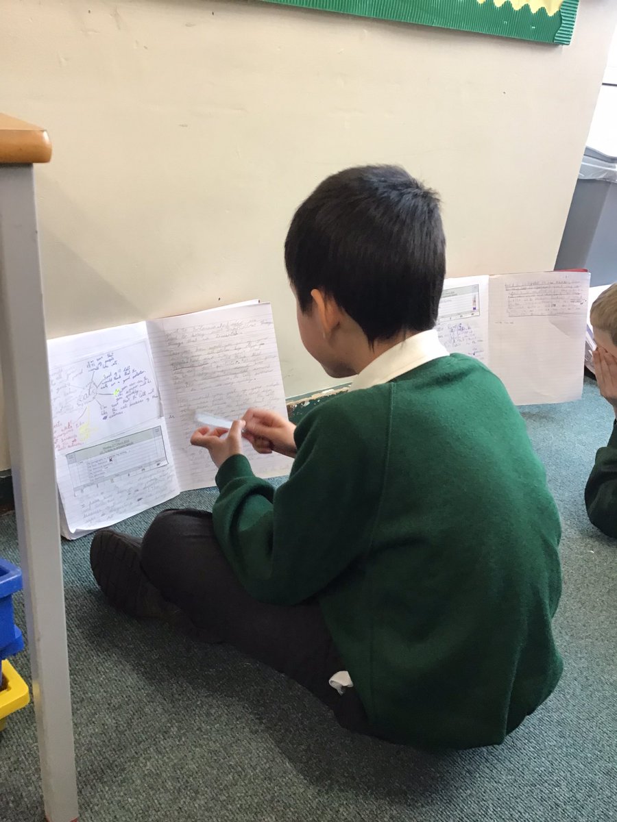 HighwoodPrim4P's tweet photo. I think the children thought I’d gone crazy when I told them they were going to practice reading their speeches to the walls! Here they are testing out their oracy skills before they get to perform their speeches over the next two days. https://t.co/r628dNlBiQ