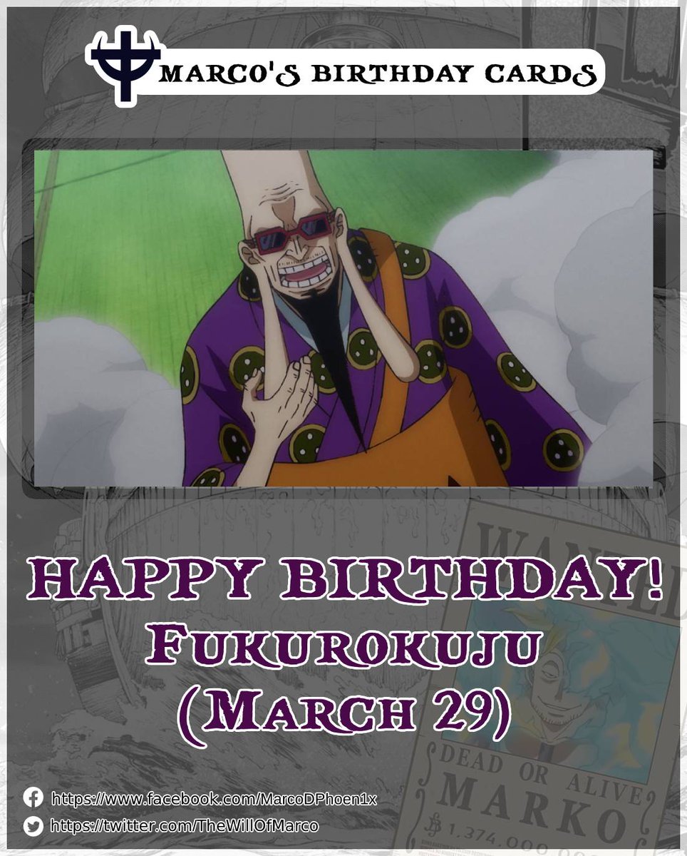 The Will of Marco (マルコの意志) on Twitter: "We have 3 birthday celebrants