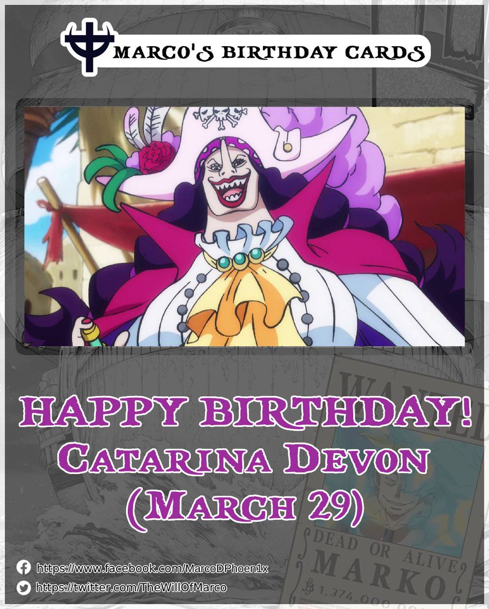 The Will of Marco (マルコの意志) on Twitter: "We have 3 birthday celebrants