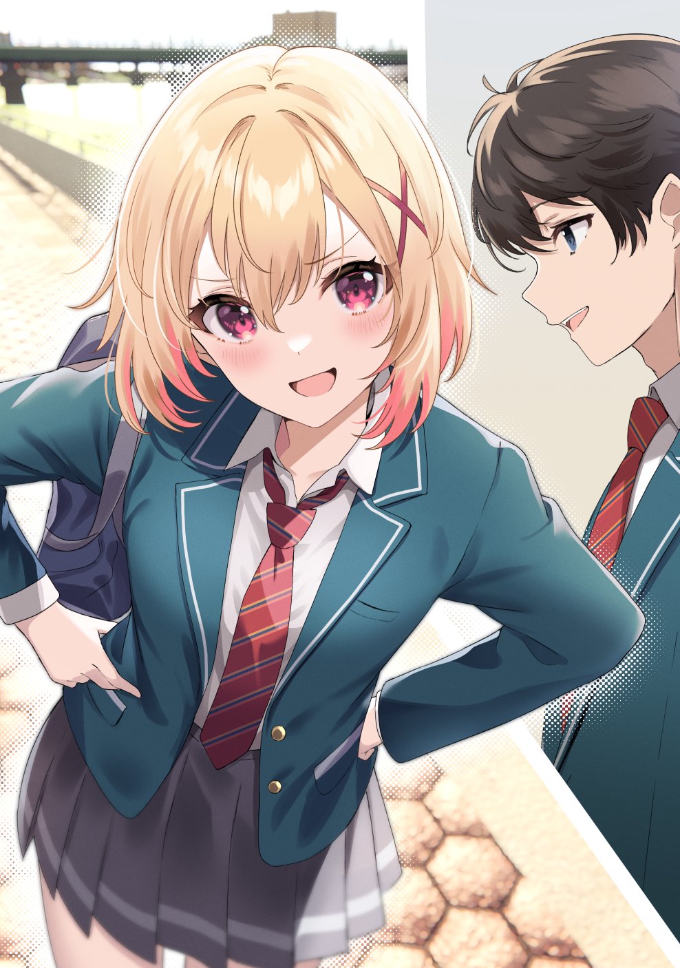こんな娘がいたら僕はもう...! 有葉　直筆イラスト色紙 有葉 直筆サイン入りカラー複製色紙