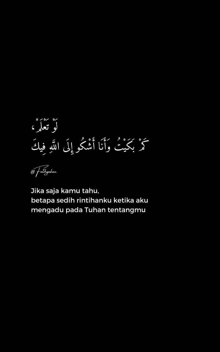 Fathyakan's tweet photo. — Jika saja kamu tahu https://t.co/Do1IiaLWXE