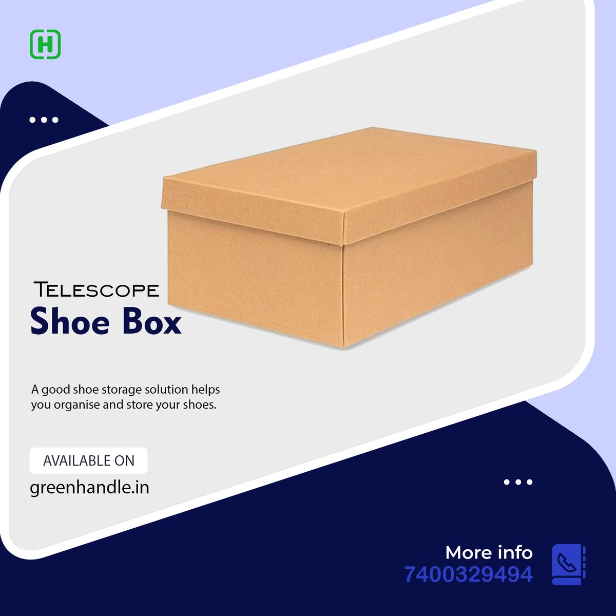 greenhandle_in's tweet image. Shoe Boxes are available in Different Sizes and Color and can be used for Heavy Materials. It is made from Corrugated Board.

Order online
greenhandle.in

#shoebox #sneakers #mailerbox #shoesbox #shoes #packaging #packingbox #packagingideas #greenhandle
