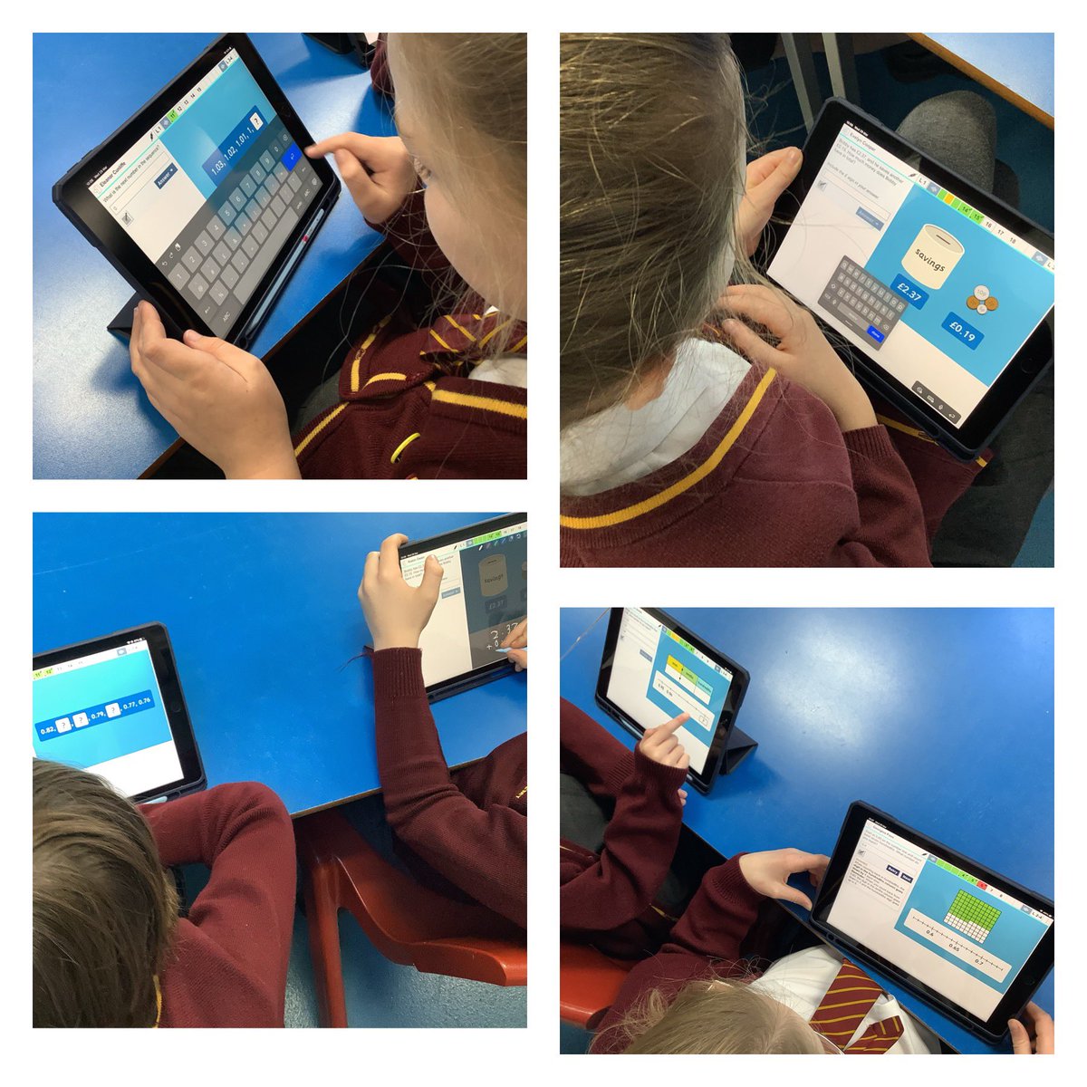 PDA_Y4's tweet photo. Oooh, tricky maths using @LbQorg! We’re looking at hundredths today and it’s taxing our brains 🧠 #lovingmaths #pdamaths https://t.co/EkOwBu2naM