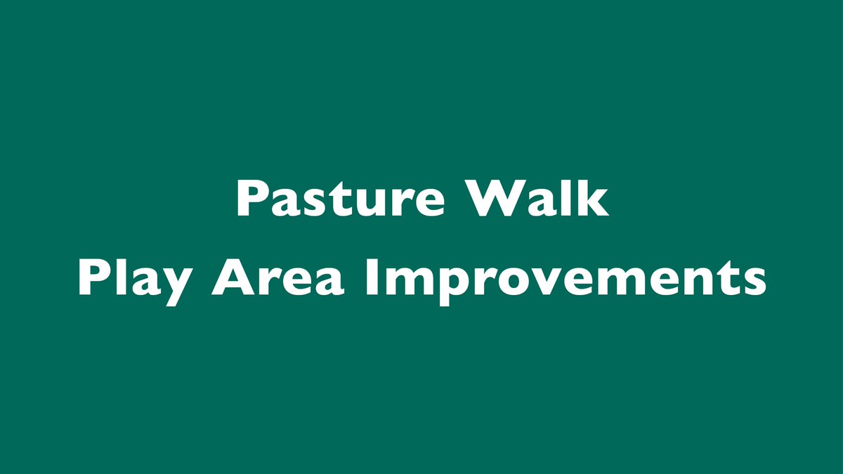 Let us know what play area equipment you’d like installed in Pasture Walk play area. Have your say online at bit.ly/3Js254P or pick up a consultation document from @botcherby_cc. The deadline for response is Friday 31 March.