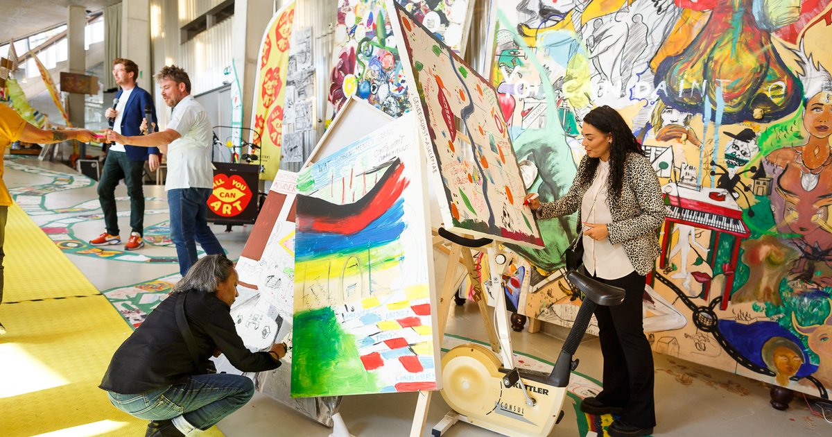 WaltervanTeeffe's tweet image. Afsluiting eerste jaarronde samenwerking All you can Art en Reakt met Kunst Thuisbezorgd | Kunsthal Rotterdam ifthenisnow.eu/nl/agenda/afsl… #allyoucanart #reakt #parnassia #kunsthal @kunsthal #davidbade #tirzomartha #BuenoBistaCuraçao @TweetCuracao @ParnassiaGroep @ReaktPG @ifthenisnow