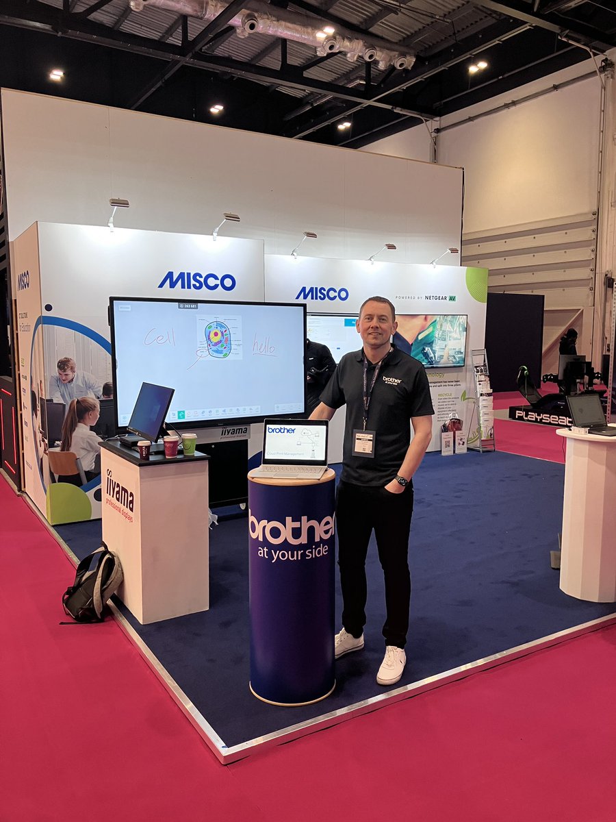 Andy_J77's tweet photo. @Brother_UK are here at the  @Bett_show partnering @Misco_UK - if you are moving your IT infrastructure to the cloud please come and talk to us about hybrid and full cloud print management solutions.

Stand NL81 https://t.co/Xs9g9Oeb9n