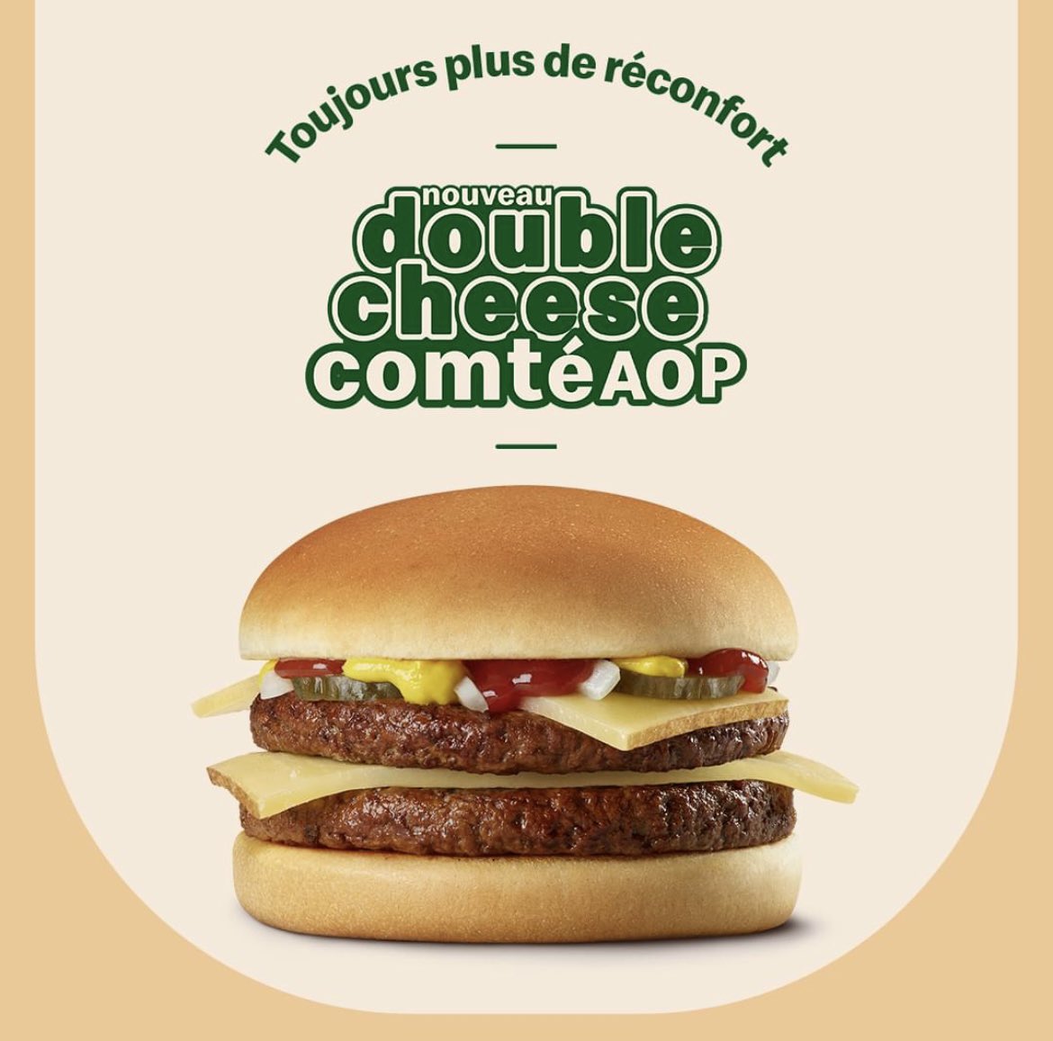 🚨NOUVEAU 🚨
Le Double Cheese Comté AOP débarque dans vos resto ! 😎
De quoi vous faire fondre de plaisir. Alors.. à vos papilles 🤤🤤

#nouveau #doublecheesecomte #mcdo #nimes #mcdonimes #villeactive #7collines #capcostieres