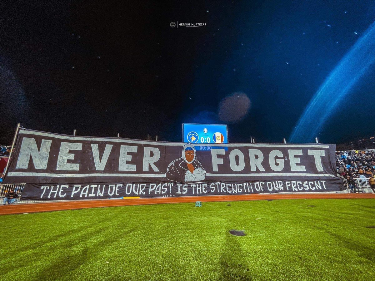 A reminder to all who forget (intentional or not) the genocide that happened to Kosovo through Serbian regime; the thousands of murdered and missing children, women and men; the 20.000 wartime raped women; the broken hearts and homes: We will #NeverForget
