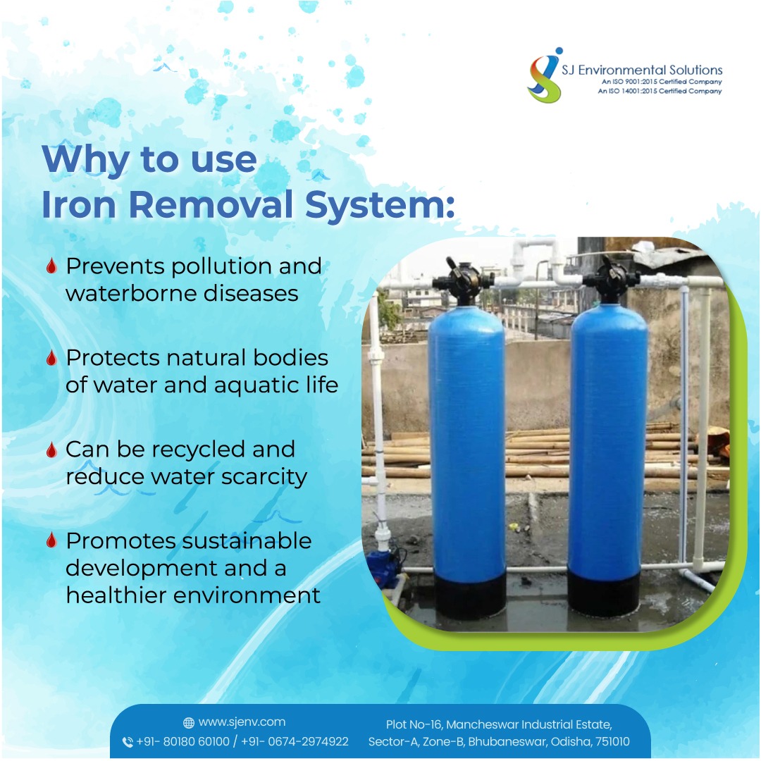 EnvironmentalSj's tweet photo. Using an iron removal system is essential for ensuring clean and safe water for consumption. High levels of iron in water can cause a range of health problems and impact the taste and appearance of water. By removing excess iron, these systems help...
https://t.co/ycdeAefQPs https://t.co/cQ3Car7Ti5