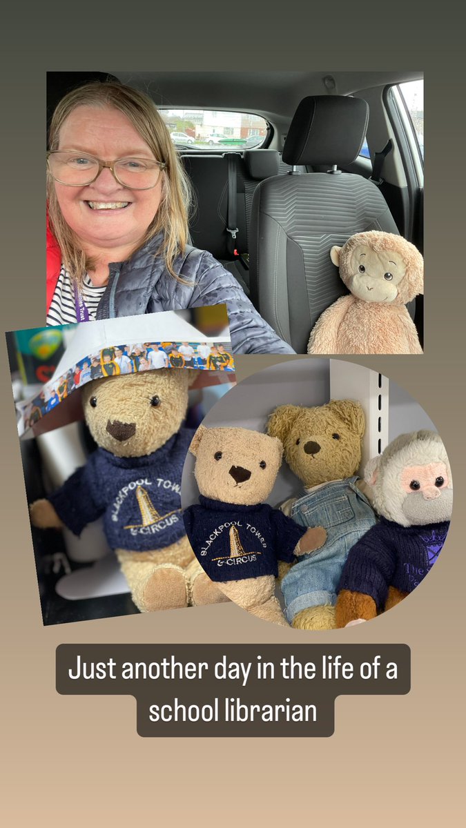 OAHLibrary's tweet photo. I don’t think I can emphasise just how unique a role being a school librarian is!  Some days it’s just laughter all the way and teddies … yes … teddies! Love my job 🙌 https://t.co/h7GgWV9Xhg