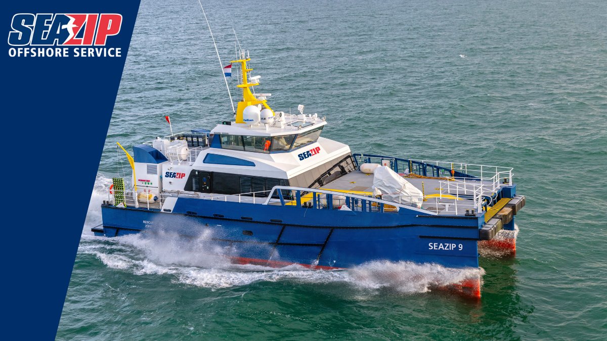 SeaZip Offshore Service makes major move with acquisition of Damen FCS 2710 24 PAX Crew Transfer Vessel - SeaZip 9! 

Read more: seazip.com/news/seazip-of…

#CTV #crewtransfervessel #offshoreservicevessel #FCS2710 #Damen #offshorewind #offshore #workboat #crewtransfer
