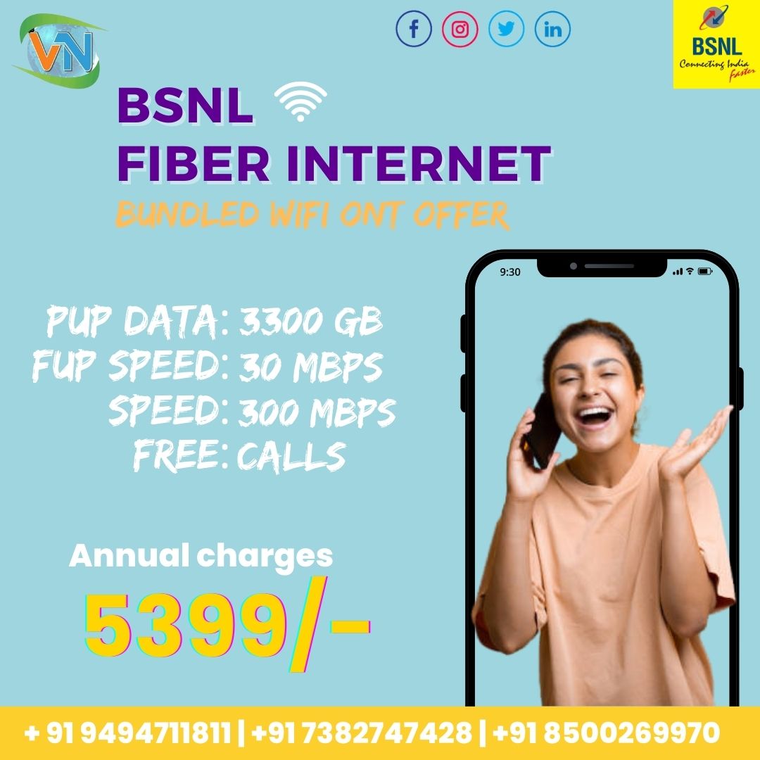 NetworksVisakha's tweet photo. Fibre Basic Plan Speed: 300 Mbps Fup Data: 3300GB Fup Speed: 30Mbps Calls: Free
Bundled Wifi Ont Offer Annual Charges 5399/-
Call us:+91 9494711811, 7382747428, 8500269970
#visakanetworksinvizag #speedtest #highfiberdietinvizag
#solublefibervizag #highfiberinvizag #internetspeed https://t.co/iLFNLy8ZOH