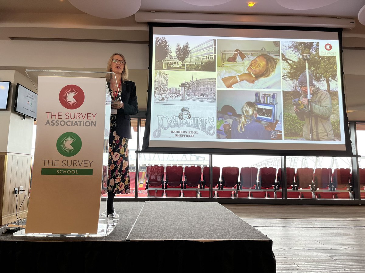 surveyassoc's tweet photo. #AGM business done, now for the inspirational Alison Watson @ClassofYourOwn on Education & Skills #TSAAGM23 #Anfield https://t.co/jl7XKxrRIE