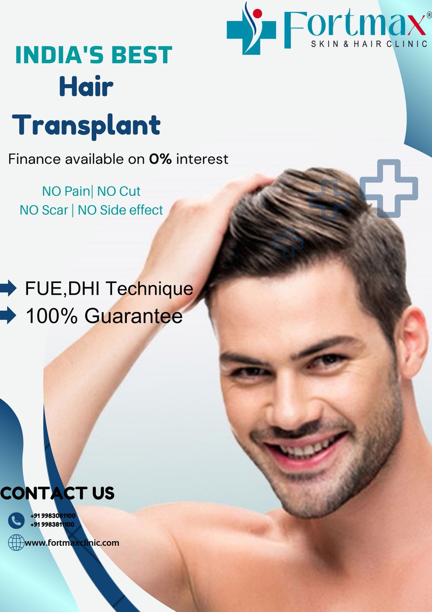 Are you worried about your grade 7 baldness? Hair transplant procedure at Fortmax can bring the happiness and confidence on you face!😊

#hairtransplant #hair #haircare #hairtreatment #baldness #hairfall #hairtransplant #fue #hairstyles #bestdermatologist #delhi