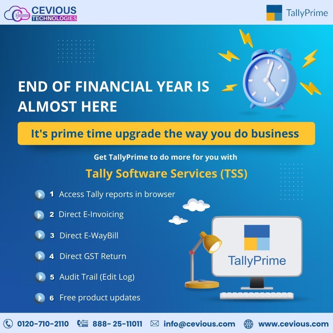 TallyERPService's tweet photo. Revamp your business for the new financial year with TallyPrime and Tally Software Services (TSS) - Upgrade to smarter, faster, and more efficient accounting solutions today!
.
.
#TallyPrime #cevious #TallySoftwareServices #AccountingSolution #FinancialYear #cevious #UpgradeToday https://t.co/NBV7OGkNgQ