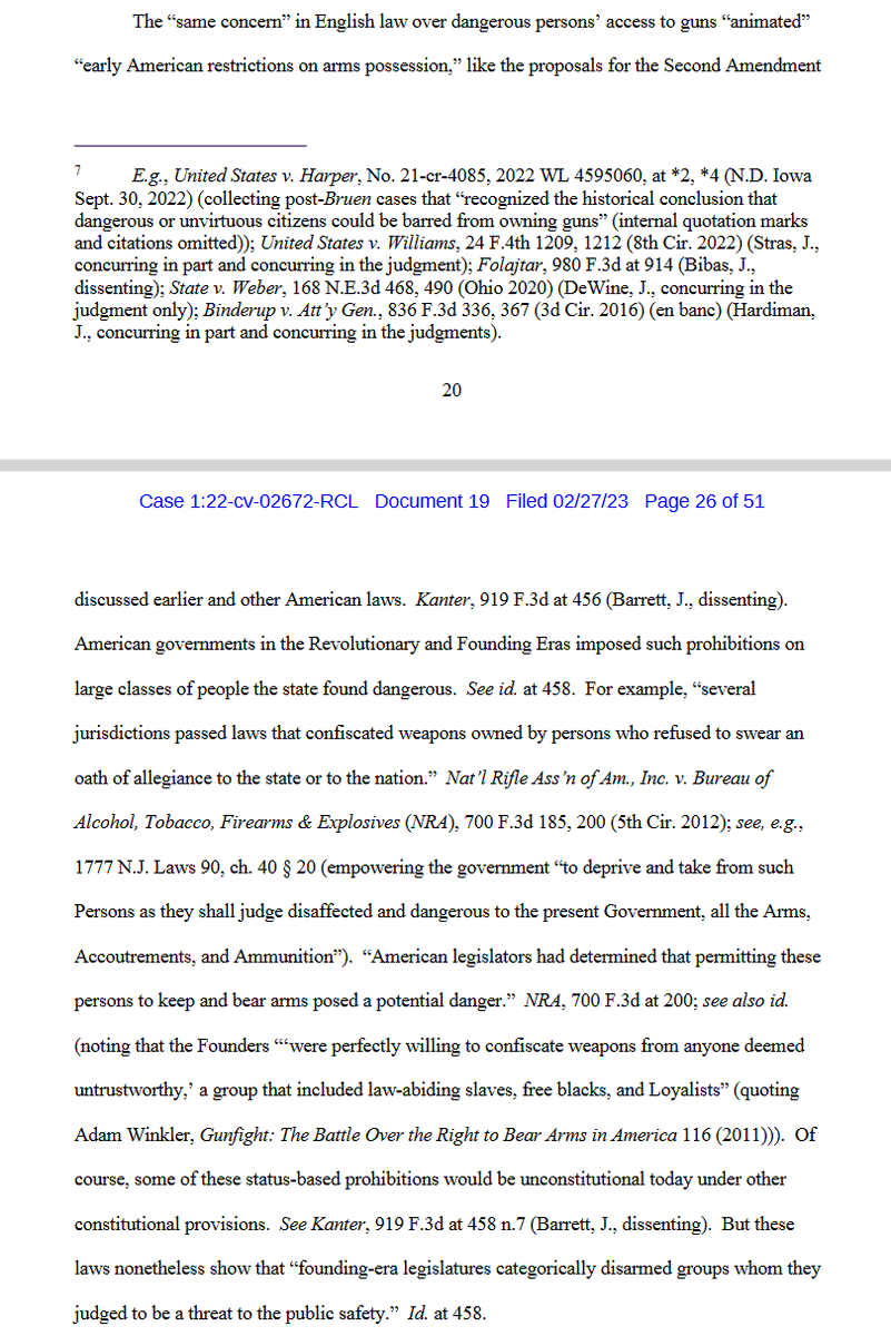 Jonathan_Conley's tweet photo. @jwhittenbergK5 You should cover the CA case challenging these bans and tell citizens that their legislators are about to strip Washingtonians of their civil rights and burn millions in lawsuits, pending review. #WA2A
Here's California's hilarious defense, post-Bruen + WA AG's internal docs: https://t.co/ShM6X5kgun
