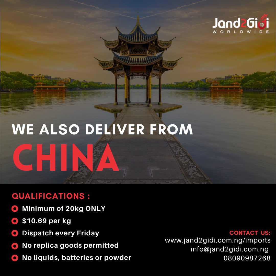 getcargoplug's tweet photo. Distance is no longer a barrier when it
comes to getting your items from China 🇨🇳 to Nigeria 🙌 📦

To ship your goods with us at click the link in the bio,chat with us on WhatsApp or send us a direct message, we are waiting 🤩🤩🤩  

#Jand2Gidi #ShippingNews #delivery https://t.co/gPVEevtufP