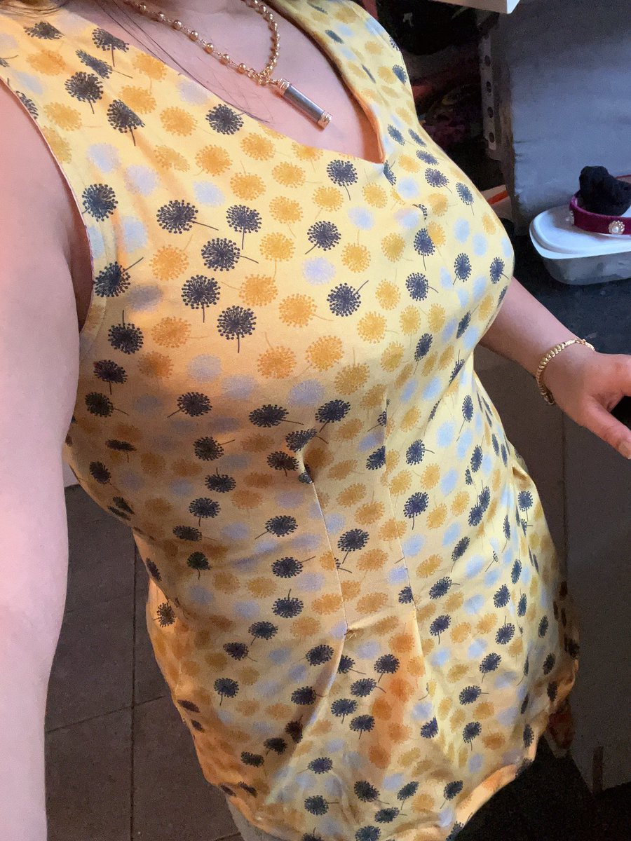 TuktaTaylor's tweet photo. #sewingproject #summer2023 #sewingbeginner after I join sewing class since Christmas 2022 I made this top #Enjoy https://t.co/dRMF0A47cf