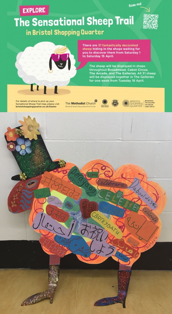 We were feeling a little sheepish about mentioning this BUT we have an entry in 'The Sensational Sheep Trail'. 🐑 Students worked hard to make it look FAB-EWE-LOUS! See if you can find it over the Easter break. <a href="/bristolshopping/">Bristol Shopping</a> <a href="/Cabotfederation/">Cabot Federation</a>