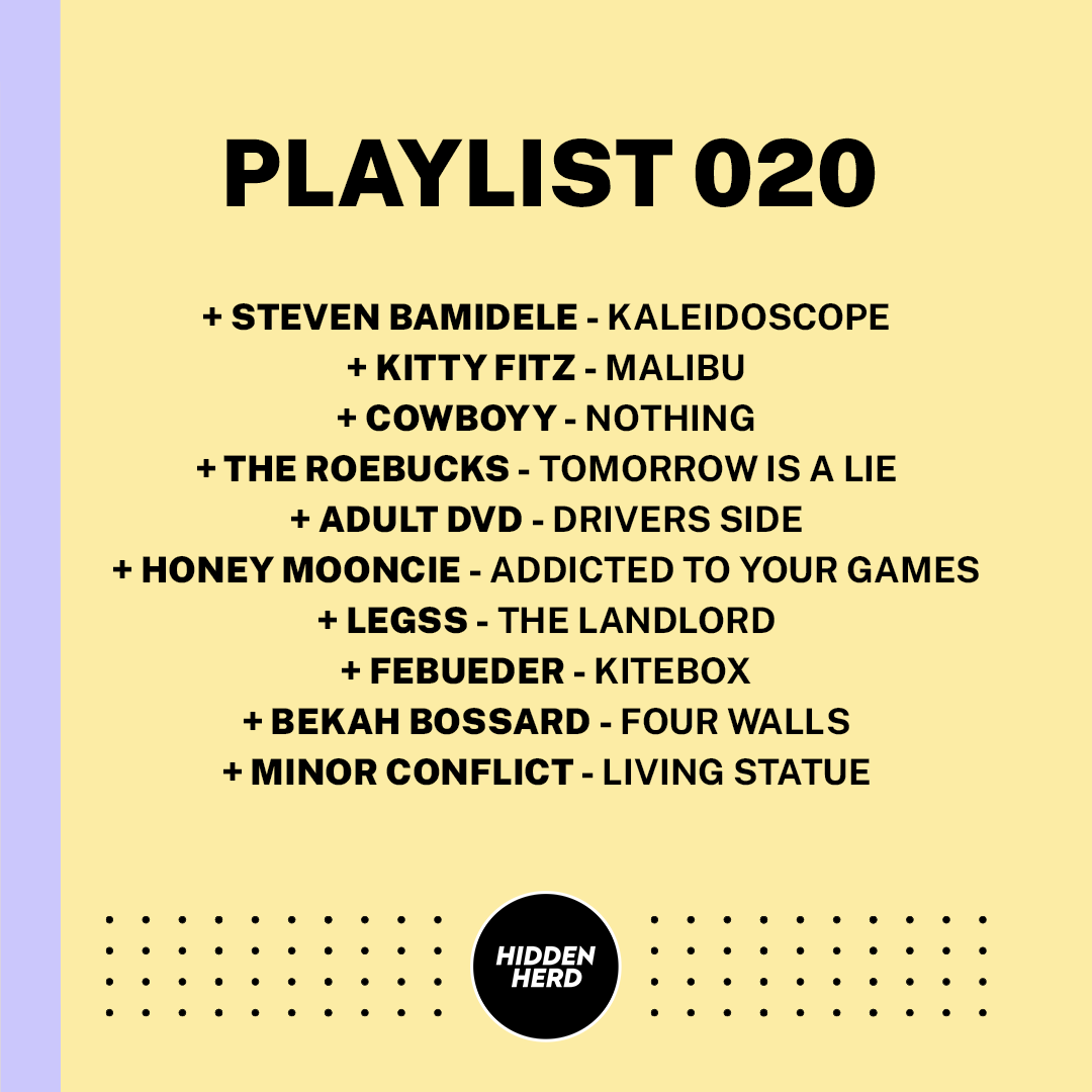 HiddenHerd's tweet photo. More exciting emerging artists, ones-to-watch and hidden gems have been added to our new music discovery playlist 🔥

Playlist 020 = @StevenBami @kittyfitzd @cowboyyband @TRoebucks @honeymooncie @Febueder @BekBossard + more.

Like and listen on Spotify ➡️ https://t.co/h21LBh47hy https://t.co/ZOpcCDYCsC