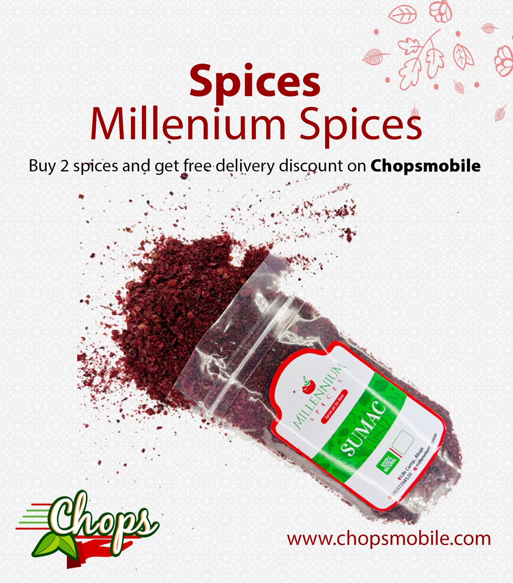 chopsmobile's tweet photo. Attention foodies! Tired of running out of spices in the middle of cooking? Get your favorite spices delivered right to your doorstep with Chopsmobile app! Order now and enjoy the convenience of having your spices just a tap away. #Chopsmobile #SpicesDelivery #ConvenientCooking https://t.co/IrSVwhTopa