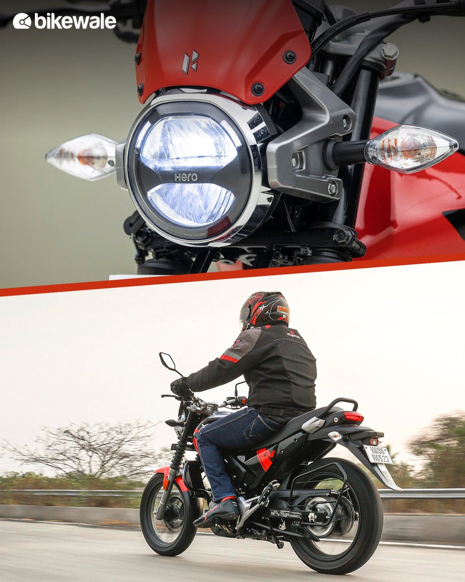 BikeWale's tweet photo. The new #Xpulse200T comes across as a good motorcycle with more good bits than bad. With the update, #Hero has tried to work on certain flaws and tried hard to give the motorcycle its own identity. Get more details: https://t.co/OLJPQXBkqW
#BWPhotos https://t.co/gjBo7Xt6D7