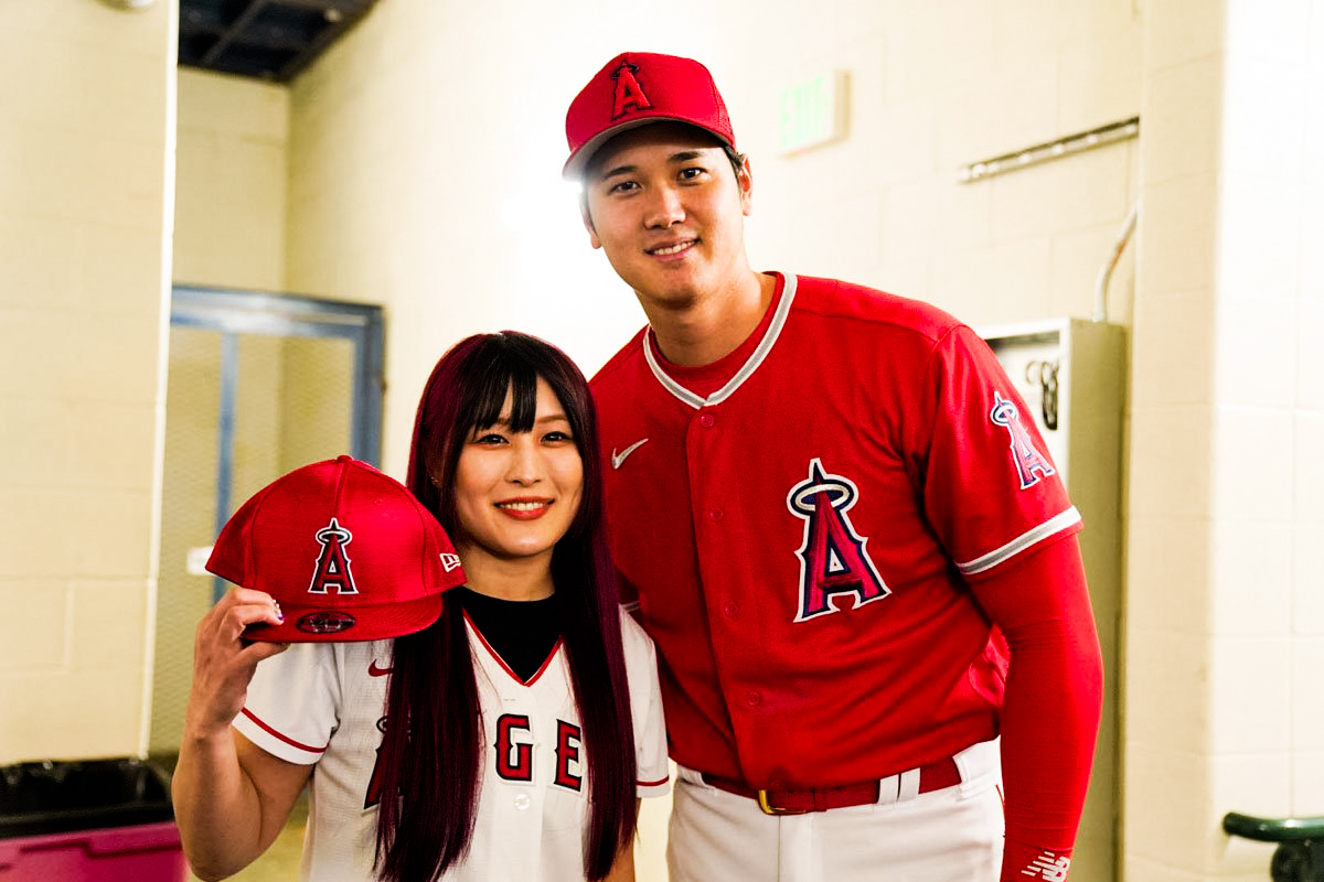 Puro Power on X: Io Shirai (Iyo Sky in WWE) and Shohei Ohtani met before  the first pitch at Angel Stadium. She showed determination to achieve the  American Dream like Ohtani. The