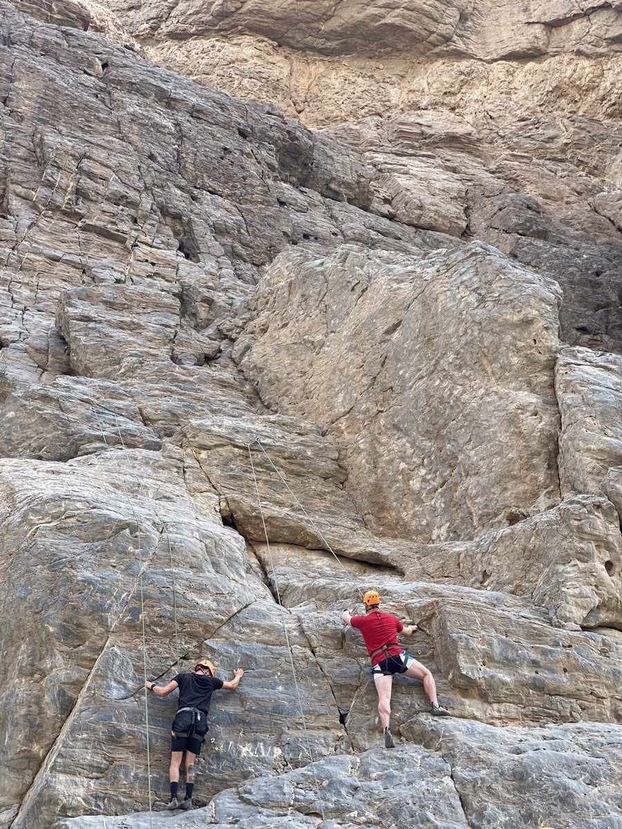 Multi-activity Adventurous Training allows 26 Field Squadron #sappers  to test their limits and develop their skills in new and challenging environments; it’s also massive fun! 
#Oman #Adventure #Winston 
<a href="/32EngrRegt/">32 Engineer Regiment</a> <a href="/Proud_Sappers/">Corps of Royal Engineers</a> <a href="/RAnglians/">Royal Anglian Regiment Charity</a> <a href="/7thRats/">7 (UK) Brigade 🇬🇧</a>