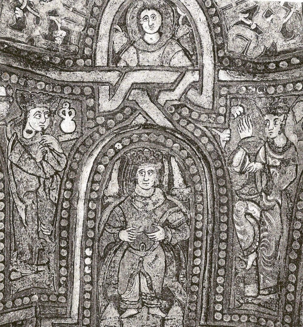 Learn_Recorder's tweet image. Lady Preparing to Dance (mid-12th century). Palermo, Sicily: Cappella Palatina. Players  catch each other’s eye as a rather plump lady who is about to dance.
#recorder #art  #antiquity #earlymusic #LearnRecorderOnline #BAROQUE  #renaissance #middleages #iconographie