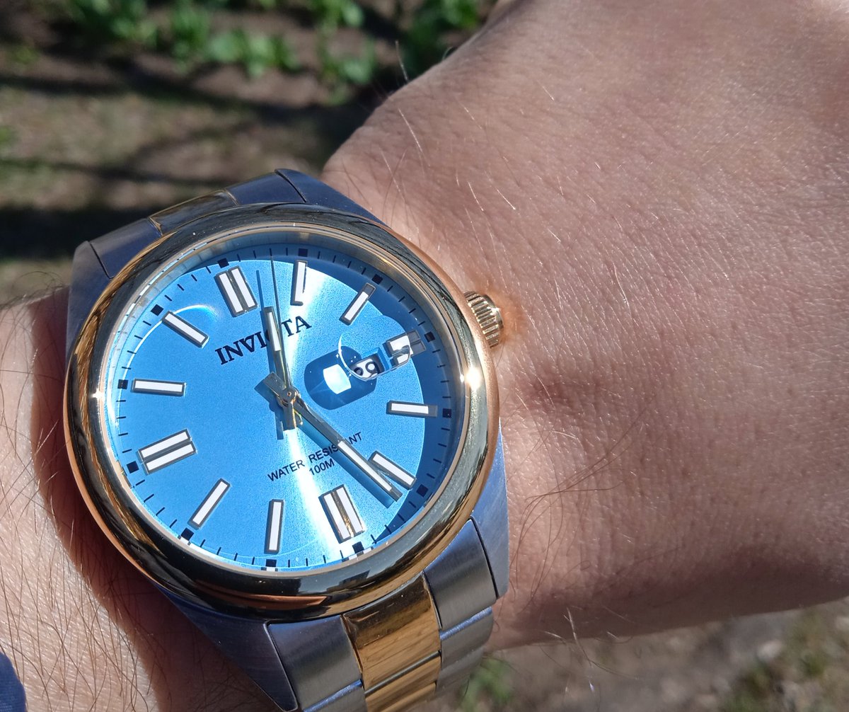 Zvezdichko's tweet photo. Wrist shot of the day #Invicta #Homagewatch #tiffanyblue https://t.co/A4KVLbGunL