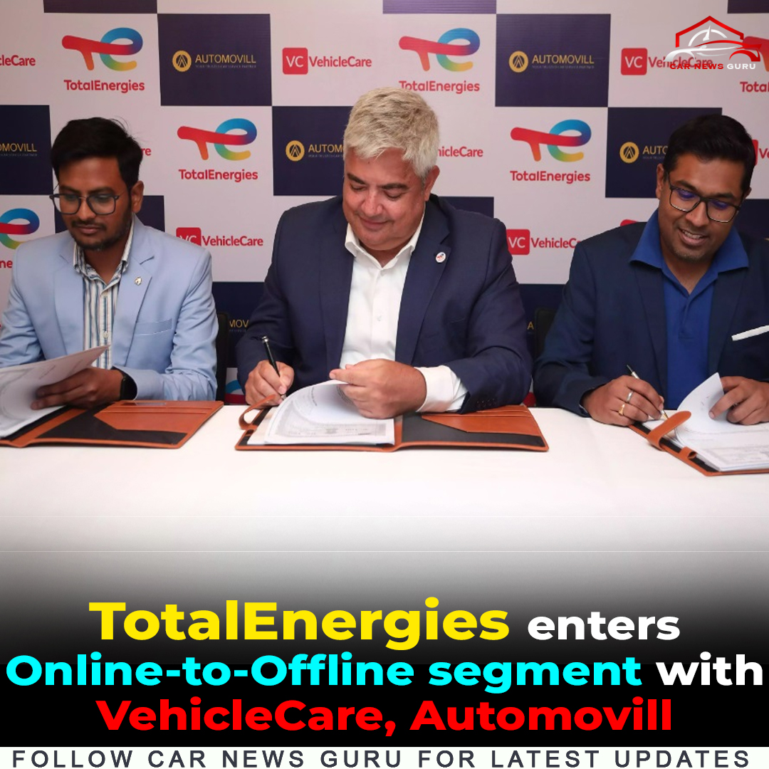 CarNewsGuru1's tweet photo. TotalEnergies enters Online-to-Offline segment with VehicleCare, Automovill
#totalenergies #vechiclecare #automovill #automobile #carnewsguru @totalenergies @automovillindia https://t.co/xxKHRgvnd6