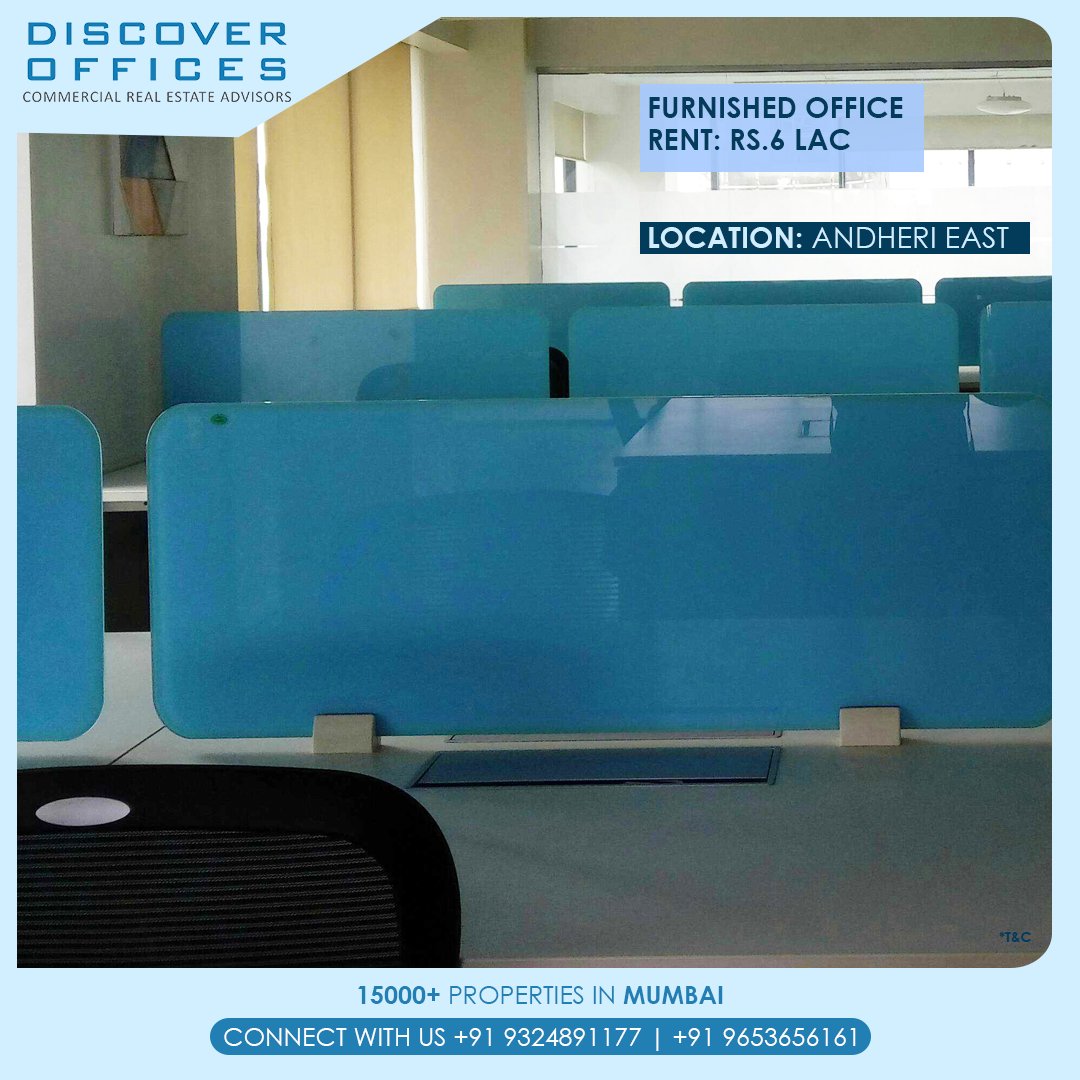 DiscoverOffices's tweet photo. Prime and accessible location is of high priority to every organization, and we've got just the office space for you. Get in touch with us to know more.
#DiscoverOffices #CommercialRealestate #Realestate #OfficeSpaces #Office #Buy #Rental #Sell #Mumbai #Bkc #Andheri #Lowerparel https://t.co/KutV2Ei1vR