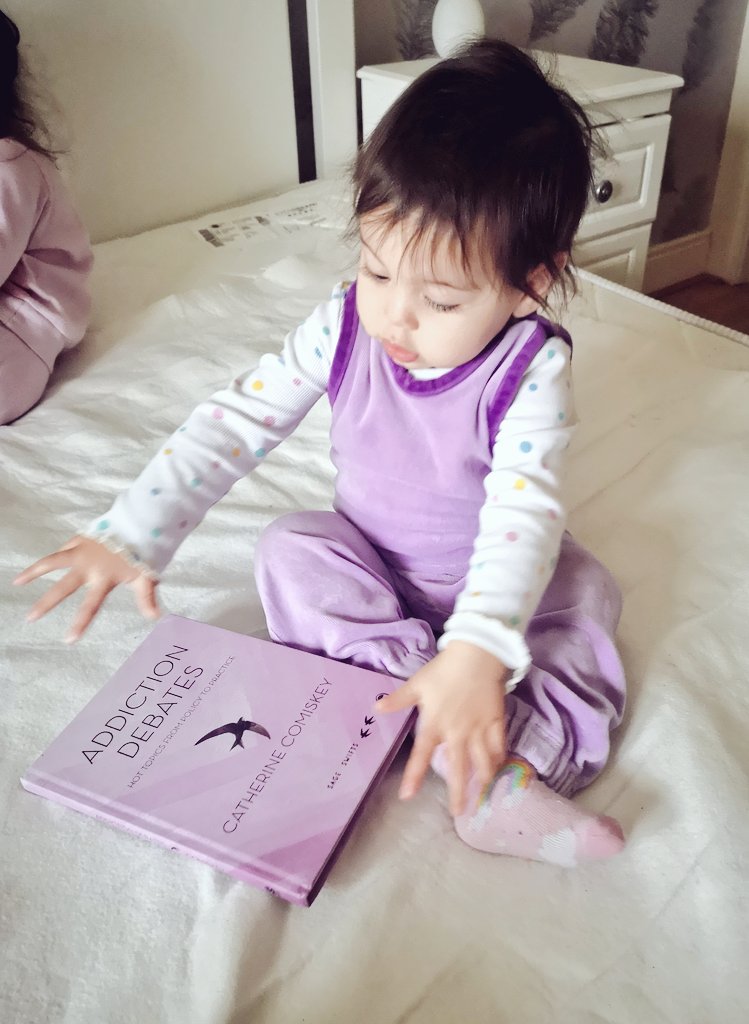 KNicki18's tweet photo. Baby Ivy chose this amazing book by @ComiskeyCath as night night story... Good taste shows!! #addictiondebates #startthemyoung https://t.co/i8agmgFM2R