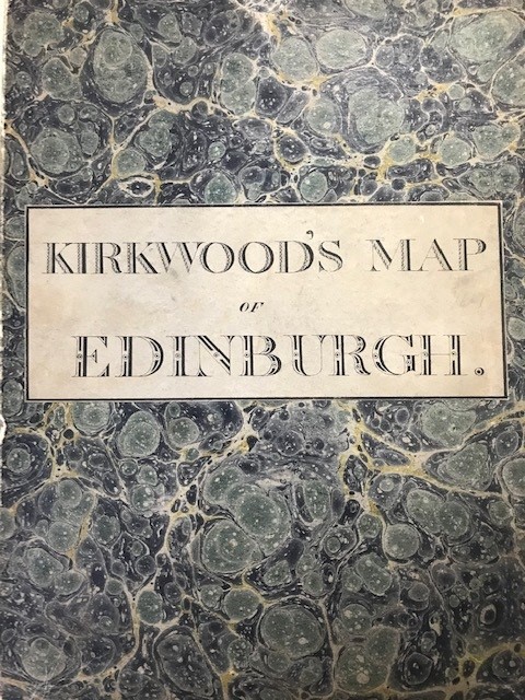 TheLibraryGHS's tweet image. For #SomethingBig we have a section of one of our early 1800s maps of Edinburgh. The linen backed folded map measures 146 x 176 cm and includes proposals for new roads in the old town.