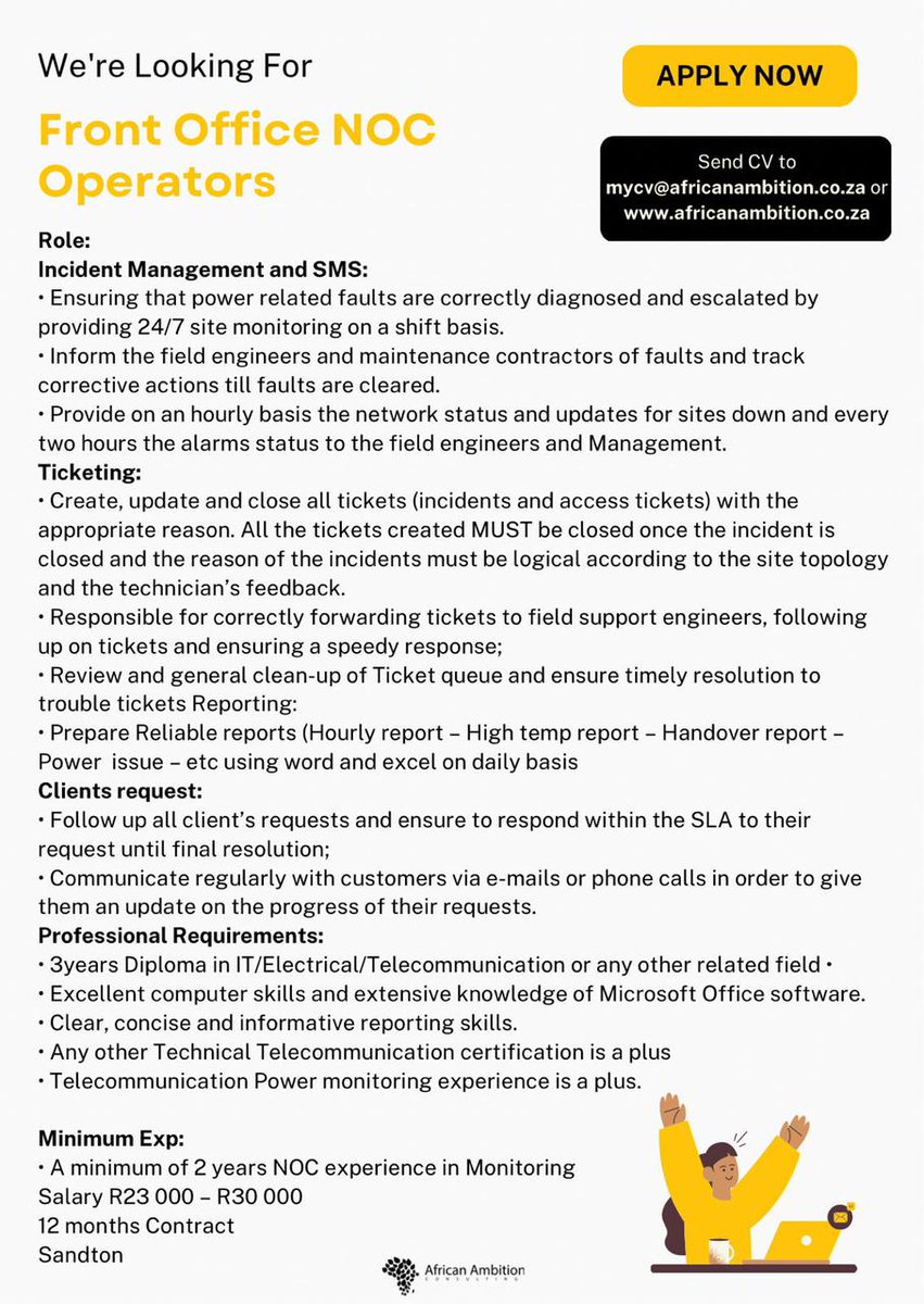 ejoobi_HR_Tech's tweet image. #apply #applynow #sharedpost #JobseekersSA