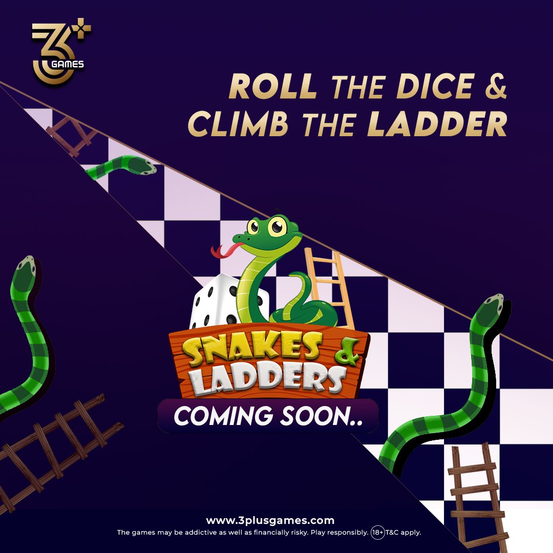 3plusGames's tweet image. Experience the thrill of climbing higher and higher with every roll of the dice🎲
#staytuned
.
.
.
.
.
.
#snakeandladder #snakes #ladders  #fun #gameplay #gamer #onlinegames #comingsoon #3plusgames