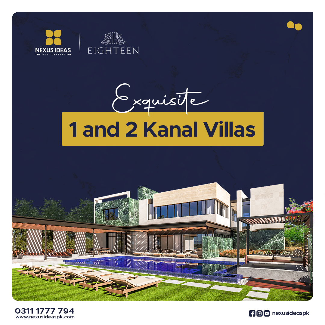 nexusideaspk1's tweet photo. Eighteen Housing Society's exquisite 1 and 2 Kanal villas - Your dream home awaits.
☎UAN: 03111777794
https://t.co/QkdqMLekJI
#eighteen #Amenities #villa #golfclub #1kanal #2kanalplot #easyinstalment #modren #society #islamabad #pakistan #realestate #islamabad #property https://t.co/iBXvGsi8pr