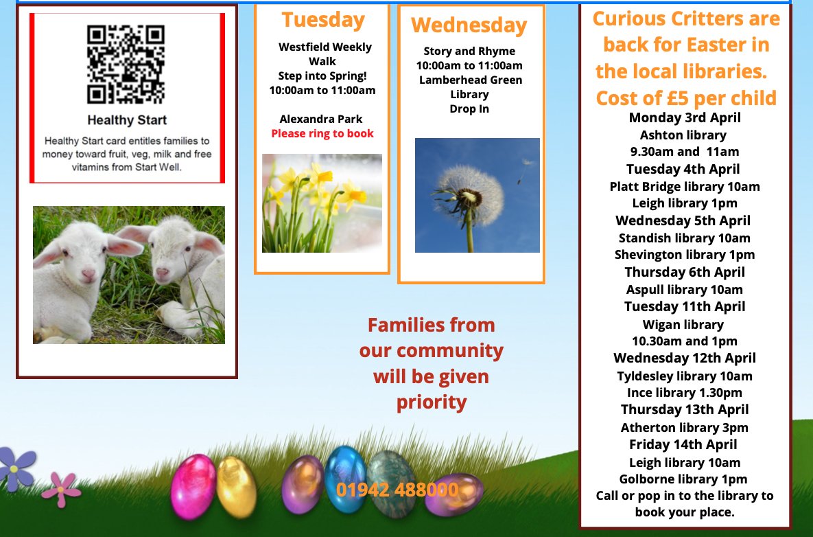 pemstjohns's tweet photo. Please see attached Start Well Family Centre Easter Activities. https://t.co/Hn5UBpUMA9