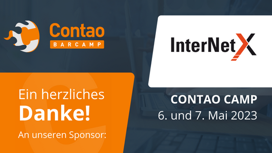 Ein herzlicher Dank geht an InternetX für die Unterstützung als PLATIN Sponsor 🤝. Contao Camp:  6. und 7. Mai 2023 in Regensburg. 
👉 Mehr erfahren über InternetX: internetx.com 
Anmeldung Contao Camp: contao-camp.de 

#ContaoCamp23 #Contao #ContaoRocks