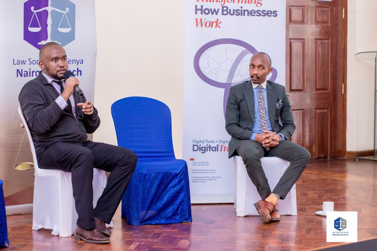LegalTechKenya's tweet photo. Proud to have been represented at the @lsk_nbi 's #LegalTechandInnovationWeek by our Chief Data Officer @tujatj. Speaking on "AI in Law: Transforming Legal Practice", he highlighted the amazing work that we are doing in AI with @ArtemisLegalAi.
#legaltech #legalinnovation https://t.co/vB2f1267LN