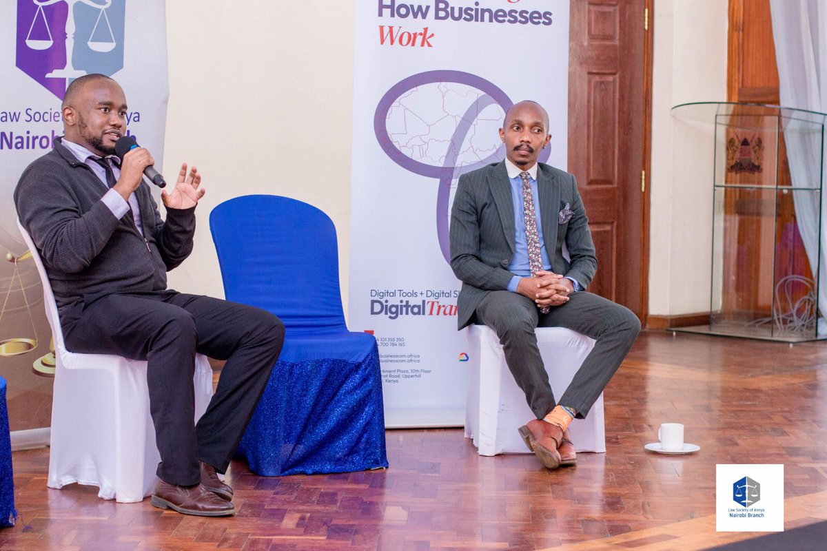 LegalTechKenya's tweet photo. Proud to have been represented at the @lsk_nbi 's #LegalTechandInnovationWeek by our Chief Data Officer @tujatj. Speaking on "AI in Law: Transforming Legal Practice", he highlighted the amazing work that we are doing in AI with @ArtemisLegalAi.
#legaltech #legalinnovation https://t.co/vB2f1267LN