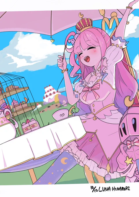 [青空ティータイム] Hinamori Luna#ルーナート 