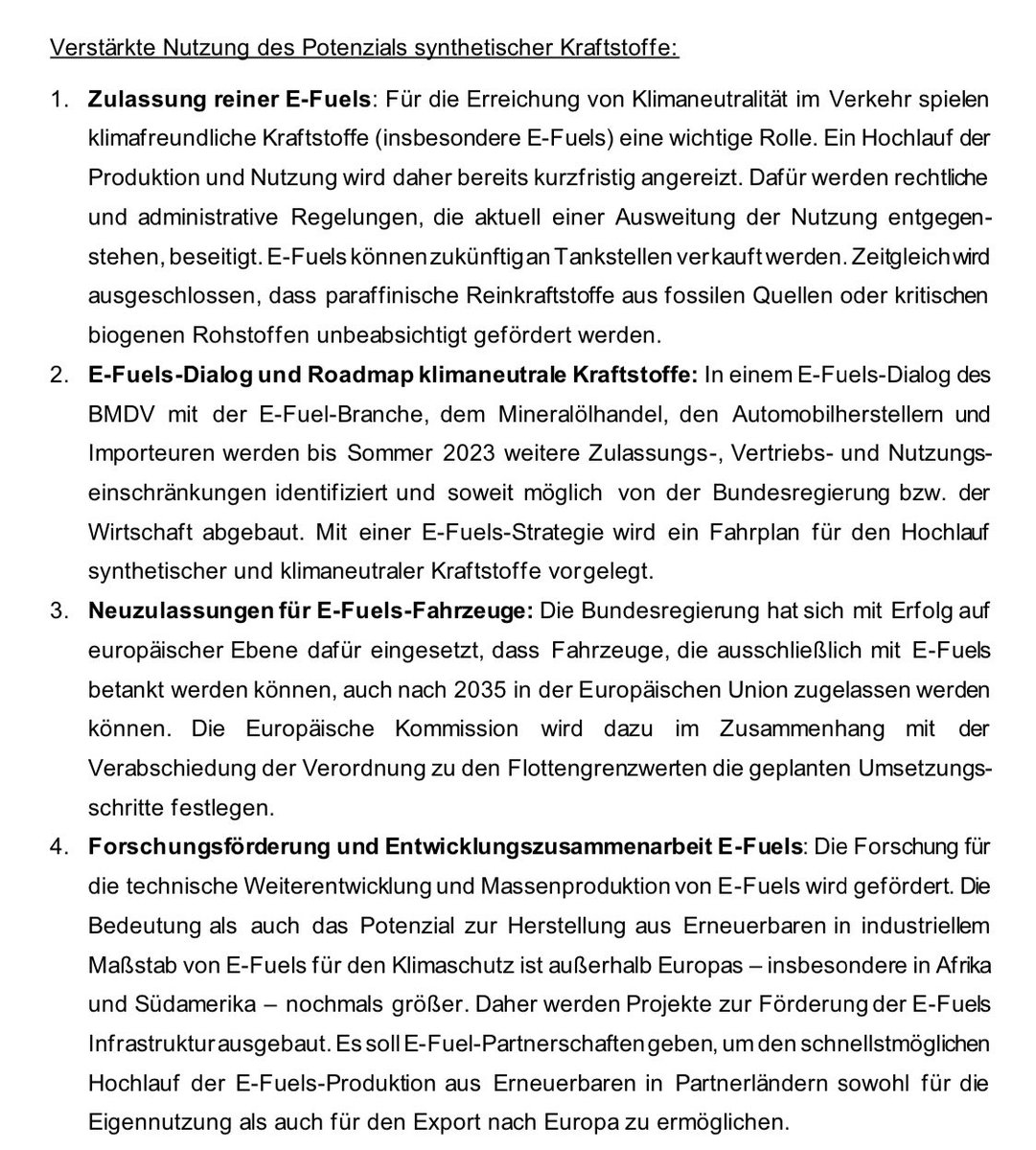 KaiStriebinger's tweet photo. Einmal mehr zeigt sich, was die @fdp unter #Technologieoffenheit versteht: 1 Seite Förderung für #efuels

Statt die tatsächlichen Kosten des Autoverkehrs abzubilden und Wettbewerb herzustellen, wird die Lebensdauer des Verbrenners künstlich verlängert.

#Koalitionsausschuss https://t.co/vjRoWFGzz3