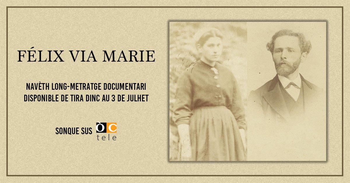 Félix Arnaudin, fotograf, escrivan e etnografe qu’era amorós de las Lanas. Que corró lo parçan entà collectar e immortalizar las tradicions e los paisatges de las Lanas deu sègle XIX.

Un documentari disponible sus ÒCtele dinc au 3 de julhet.

octele.com/Felix-via-mari…