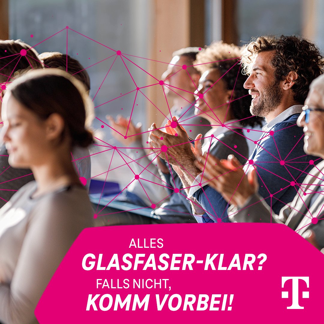 telekomnetz's tweet photo. Informationsveranstaltung der #Telekom zum #Glasfaser-Netz in #Bergneustadt-Mitte, #Hackenberg und #Leimbach: heute, 29.03.2023 um 19 Uhr im Krawinkelsaal, Kölner Str. 260, 51702 Bergneustadt. #DasNetz #Glasfaseristmagenta https://t.co/8OL1WCT4G5