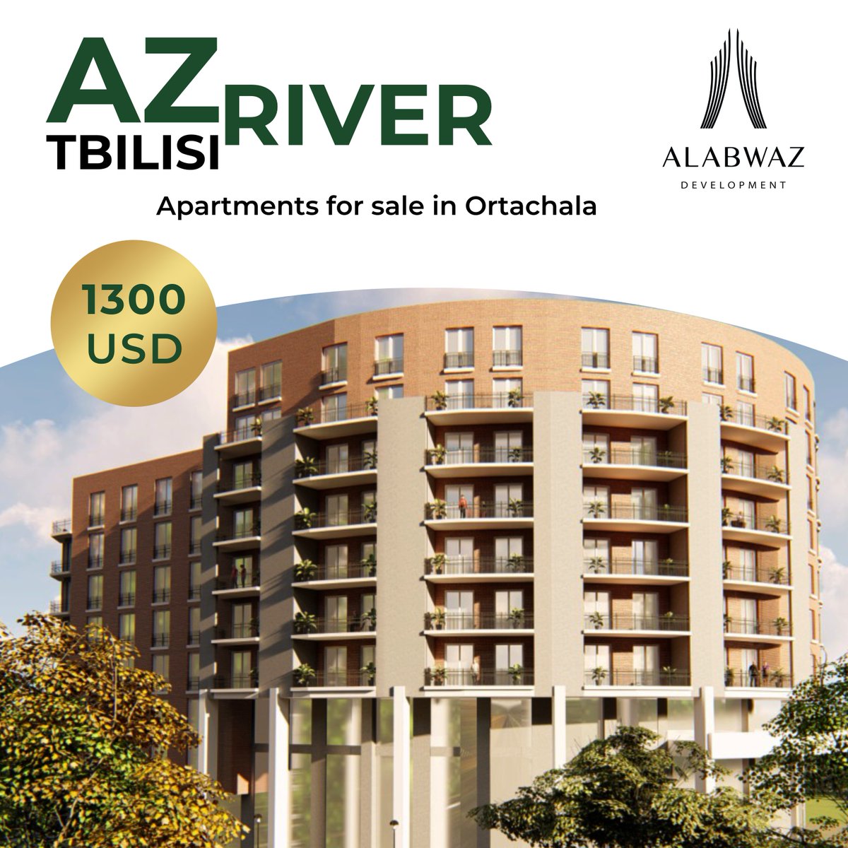 AlabwazGeorgia's tweet photo. 🔑 Owning an apartment in 𝗔𝗭 𝗥𝗜𝗩𝗘𝗥 means providing your family with a premium choice in the perfect location, close to the old city but connected with a nature

🔔 WhatsApp: +995 568 933 111

#alabwaz #georgia  #realestate #realestateinvestment #invest #investing #property https://t.co/DP5C59NvMs