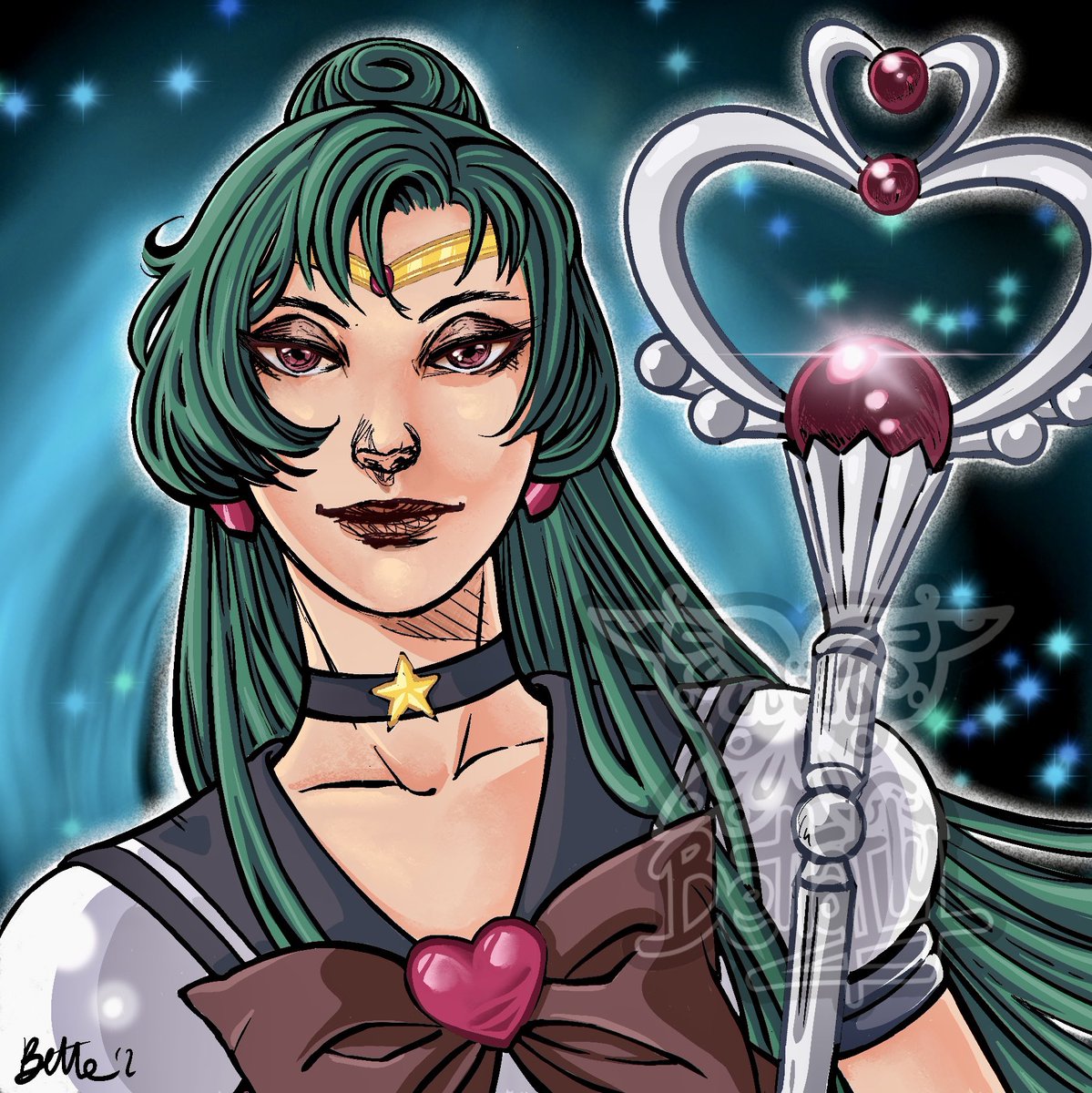 Bettafly's tweet photo. emergency commissions  update! In order to cover my kitty’s therapy expenses, COMMISSIONS ARE OPEN!
Thanks to all the friends who helped me by getting a commission. I hope you will consider supporting me as well 🙇‍♀️
#sailormoon #sailorpluto #commissionopen #sailor https://t.co/TUlI7GcLyC